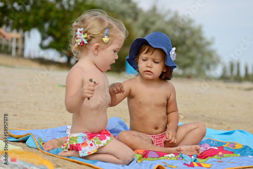 Photo: fun on the beach fun on the beach