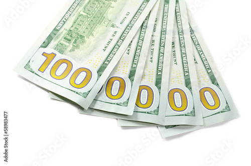 Photo: New 100 $ cash New 100 $ cash