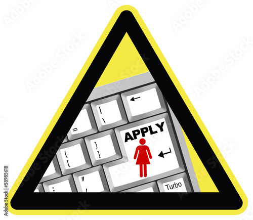Illustration: Vacant post for female applicants only Vacant post for female applicants only