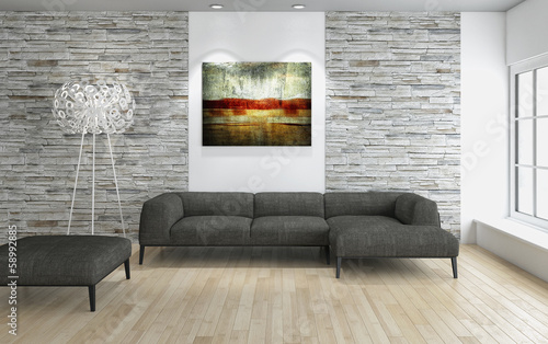 Illustration: Living room Living room