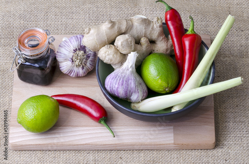 Photo: Thai ingredients Thai ingredients