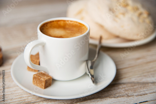 Photo: coffee with biscuits coffee with biscuits