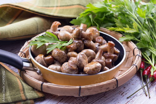 Photo: Fried mushrooms Fried mushrooms