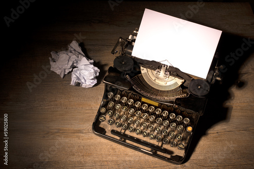 Photo: Vintage typewriter Vintage typewriter