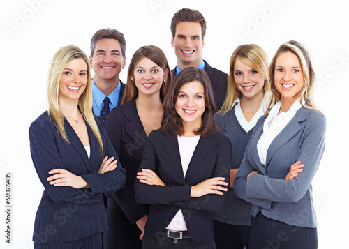 Photo: Group of business people. Group of business people.
