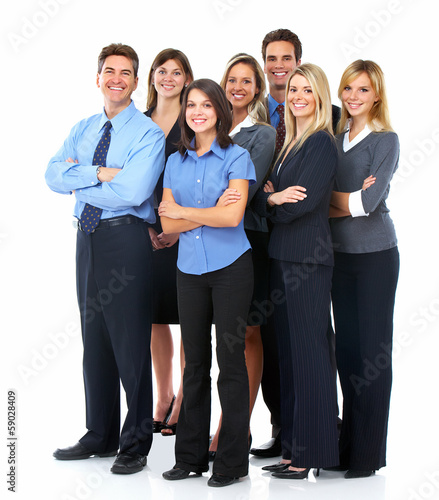 Photo: Group of business people. Group of business people.