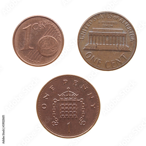 Photo: Coin isolated Coin isolated
