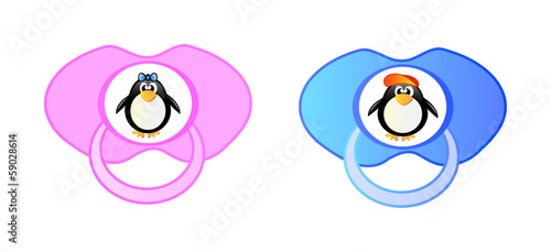 Vector: Pacifier, vector icon Pacifier, vector icon