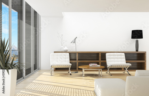 Illustration: Living room Living room