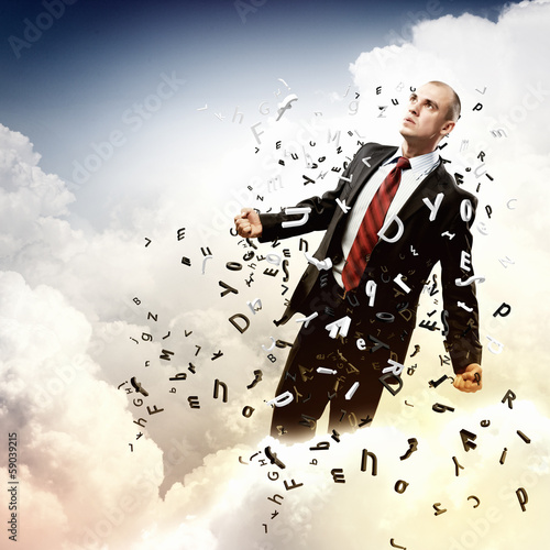 Photo: Businessman in anger Businessman in anger