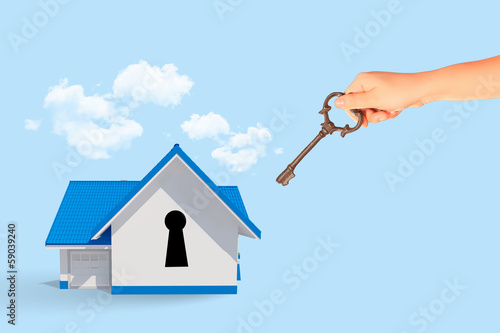 Photo: House with key hole House with key hole