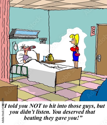 Illustration: Golfer is beaten up Golfer is beaten up