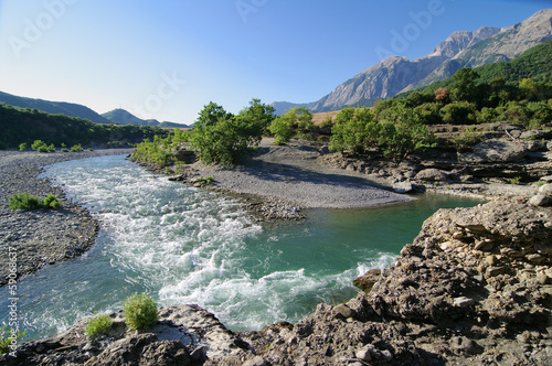  Vjosa River In Albania