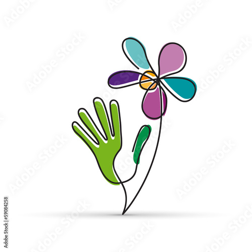 Vector: Vector logo friendly environment Vector logo friendly environment