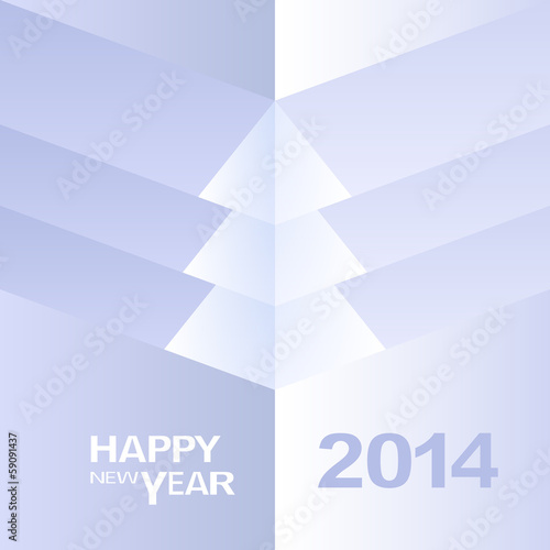 Vector: Happy New Year Christmas Tree design Happy New Year Christmas Tree design