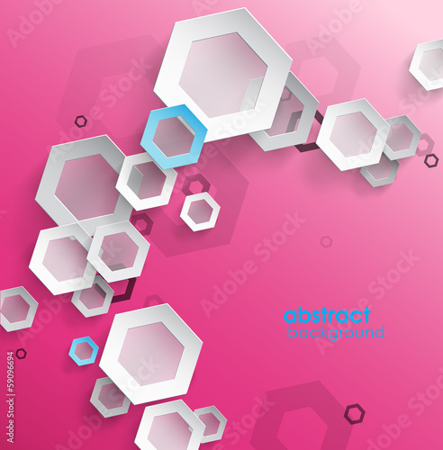 Vector: Abstract pink background with place for your text. Abstract pink background with place for your text.