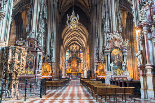 Photo: St Stephen cathedral in Vienna , Austria St Stephen cathedral in Vienna , Austria