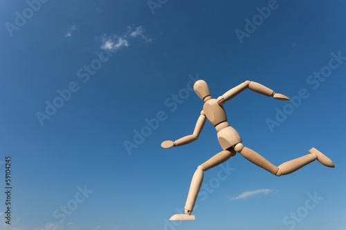 Photo: 大空を走る人形 大空を走る人形