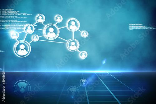 Illustration: Futuristic technology interface Futuristic technology interface