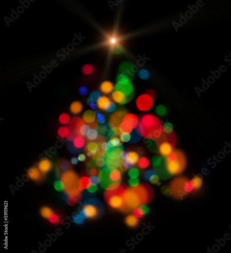 Photo: christmas bokeh christmas bokeh
