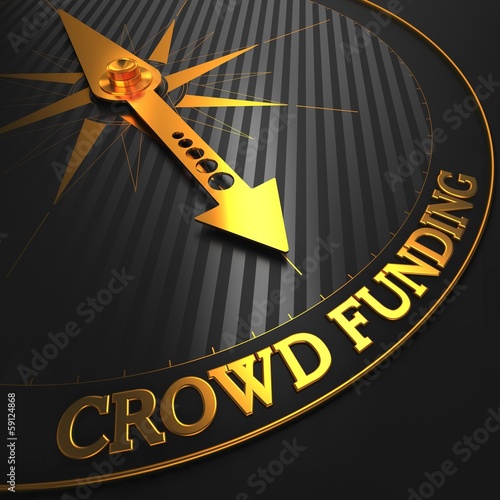 Illustration: Crowd Funding Concept. Crowd Funding Concept.