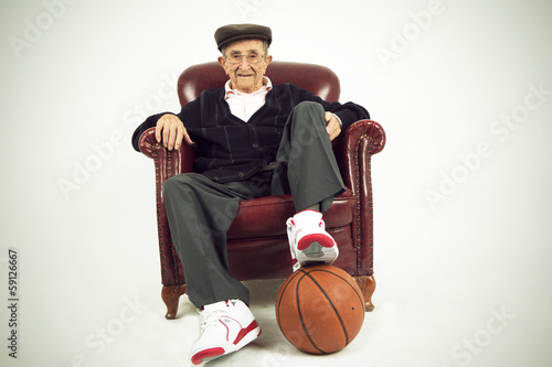 Photo: Grandfather athlete Grandfather athlete