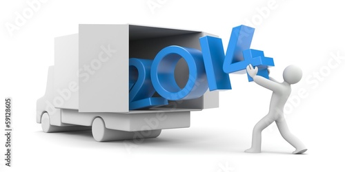 Illustration: New year coming New year coming