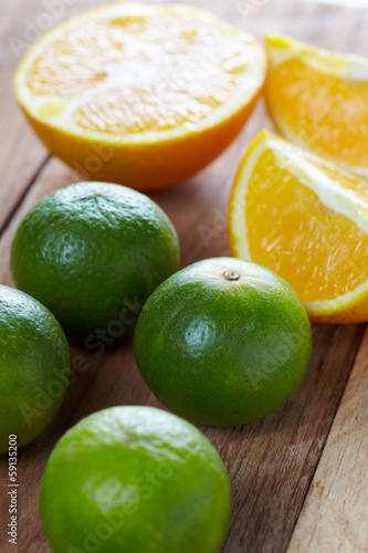 Photo: Oranges and lime a Oranges and lime a