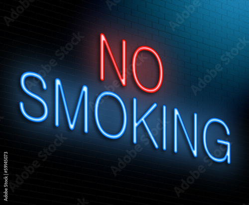 Illustration: No smoking concept. No smoking concept.