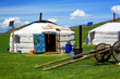 Mongolian ger camps with solar power Mongolian ger camps with solar power