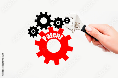 Photo: Industrial patent concept Industrial patent concept