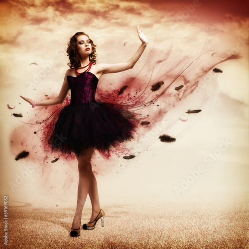 Photo: woman dancing woman dancing