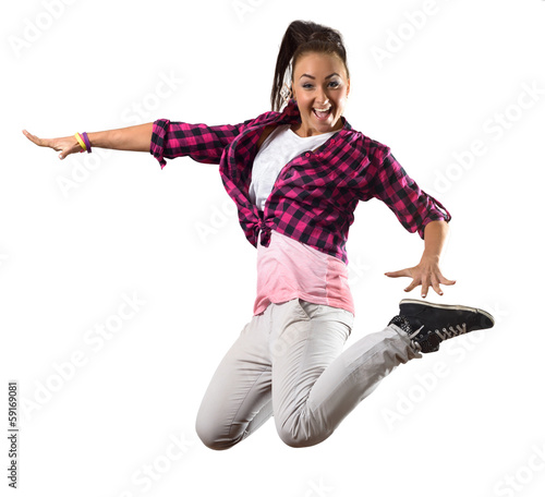Photo: Young woman dancer Young woman dancer