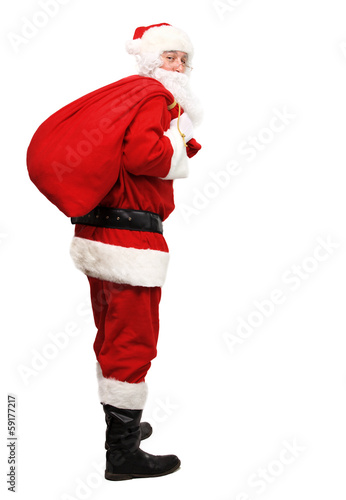 Photo: Santa Claus with his sack full of presents Santa Claus with his sack full of presents