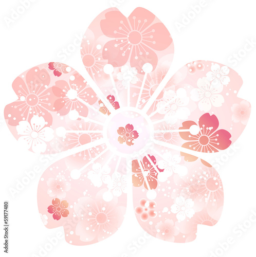 Vector: 桜 和柄 桜 和柄