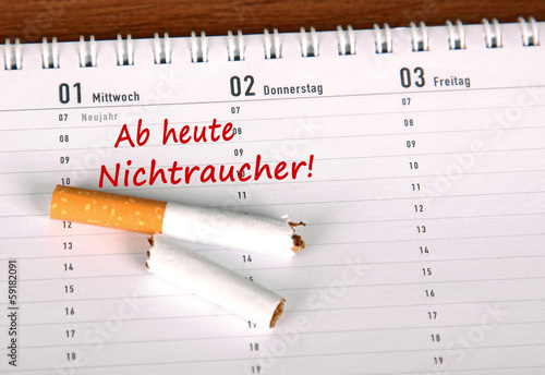 Photo: Ab heute Nichtraucher! Ab heute Nichtraucher!