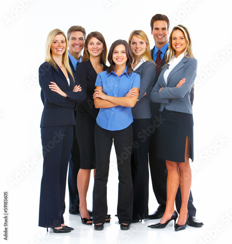 Photo: Group of business people. Group of business people.