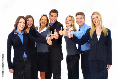 Photo: Group of business people. Group of business people.