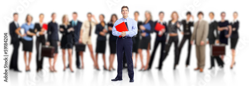 Photo: Businessman and Business people group. Businessman and Business people group.