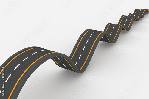 Illustration: Bumpy road background Bumpy road background