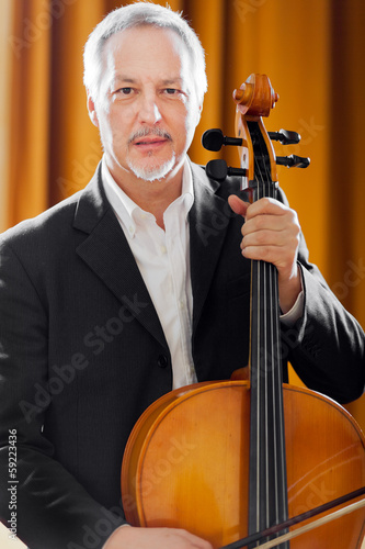 Photo: Man playing viola Man playing viola