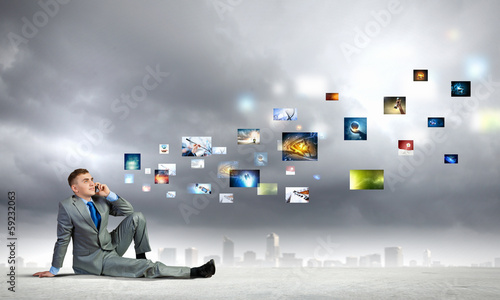 Photo: Business communication Business communication