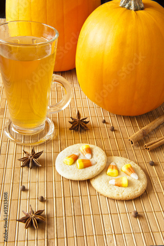 Photo: Candy Corn Cookies with Apple Cider Candy Corn Cookies with Apple Cider