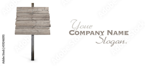 Photo: Wooden sign Wooden sign