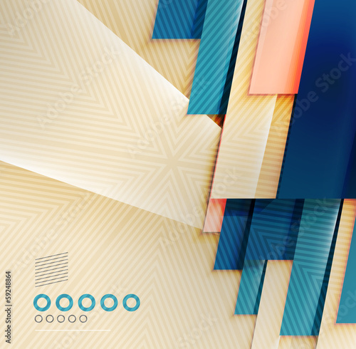 Vector: Paper business stripes abstract geometric background Paper business stripes abstract geometric background