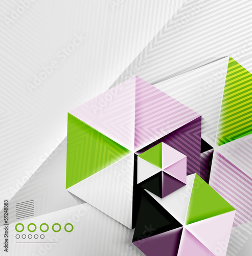 Vector: Hexagon business paper geometric shape Hexagon business paper geometric shape