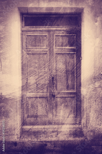 Photo: grunge door grunge door