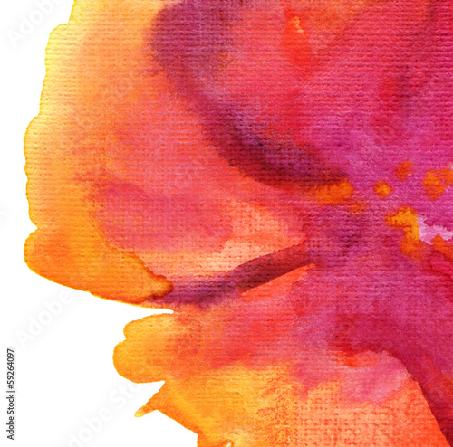 Photo: Abstract watercolor painted background Abstract watercolor painted background
