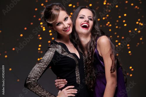 Photo: Best friends having a new year party together Best friends having a new year party together