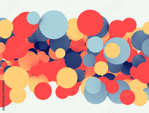 Illustration: Colored circles 3d Colored circles 3d